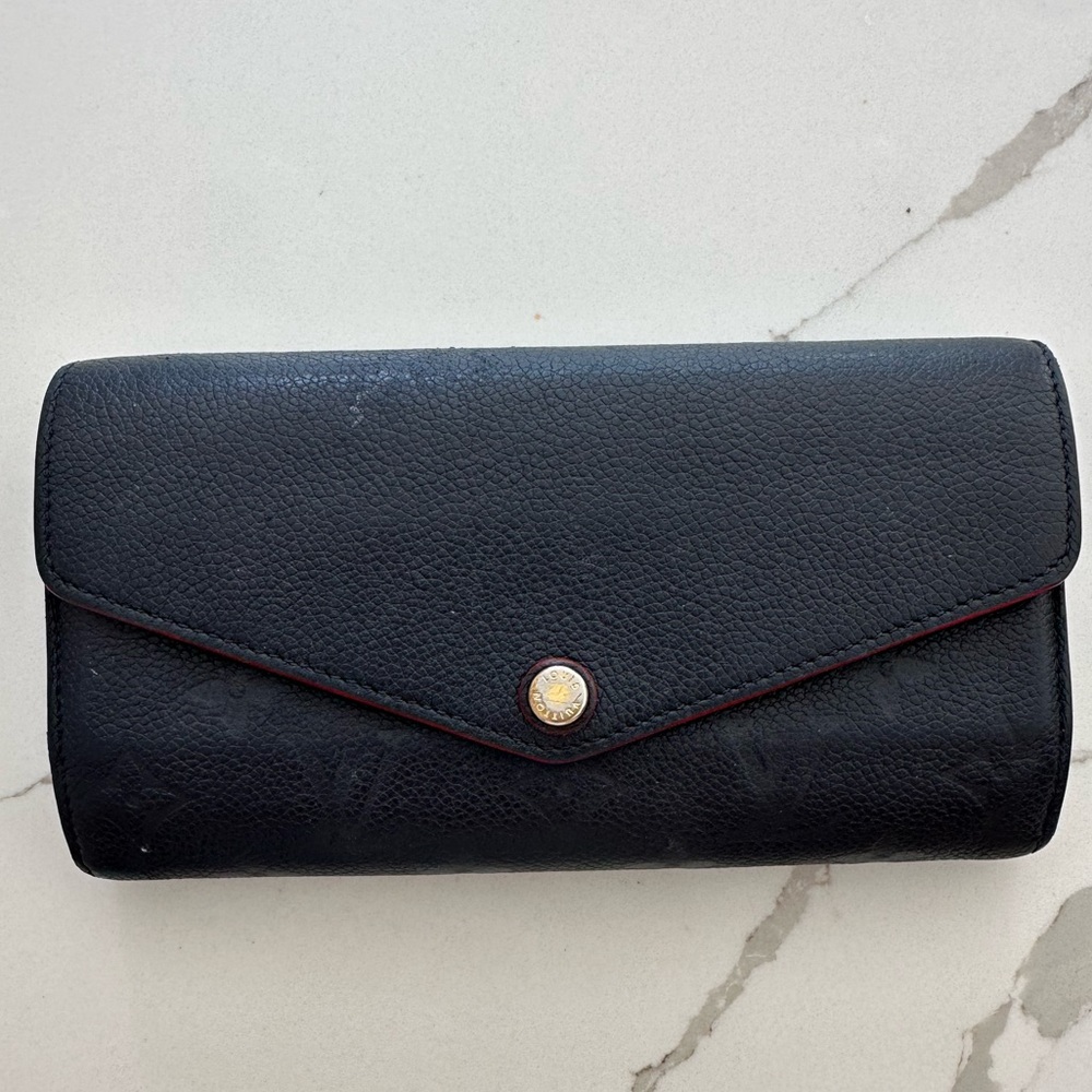 Louis Vuitton Sarah Leather Wallet